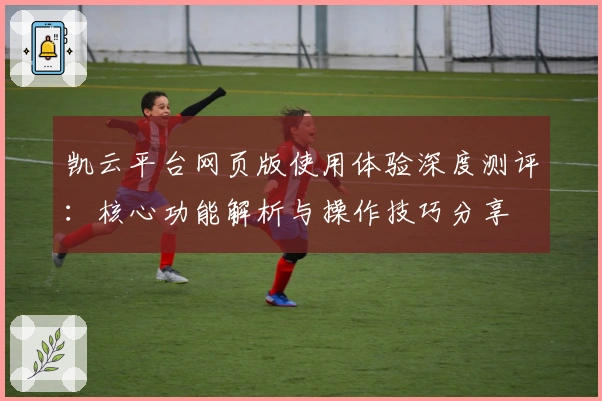凯云平台网页版使用体验深度测评：核心功能解析与操作技巧分享